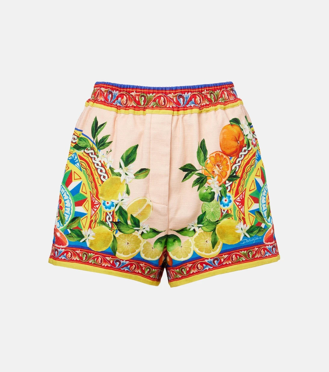 Dolce&Gabbana - Taormina printed cotton-blend shorts