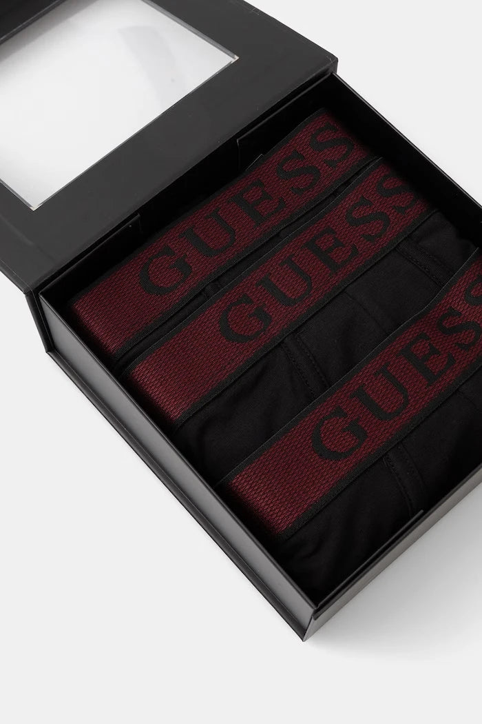 Guess Erkek Pamuklu Elastan Boxer JOE 3'lü