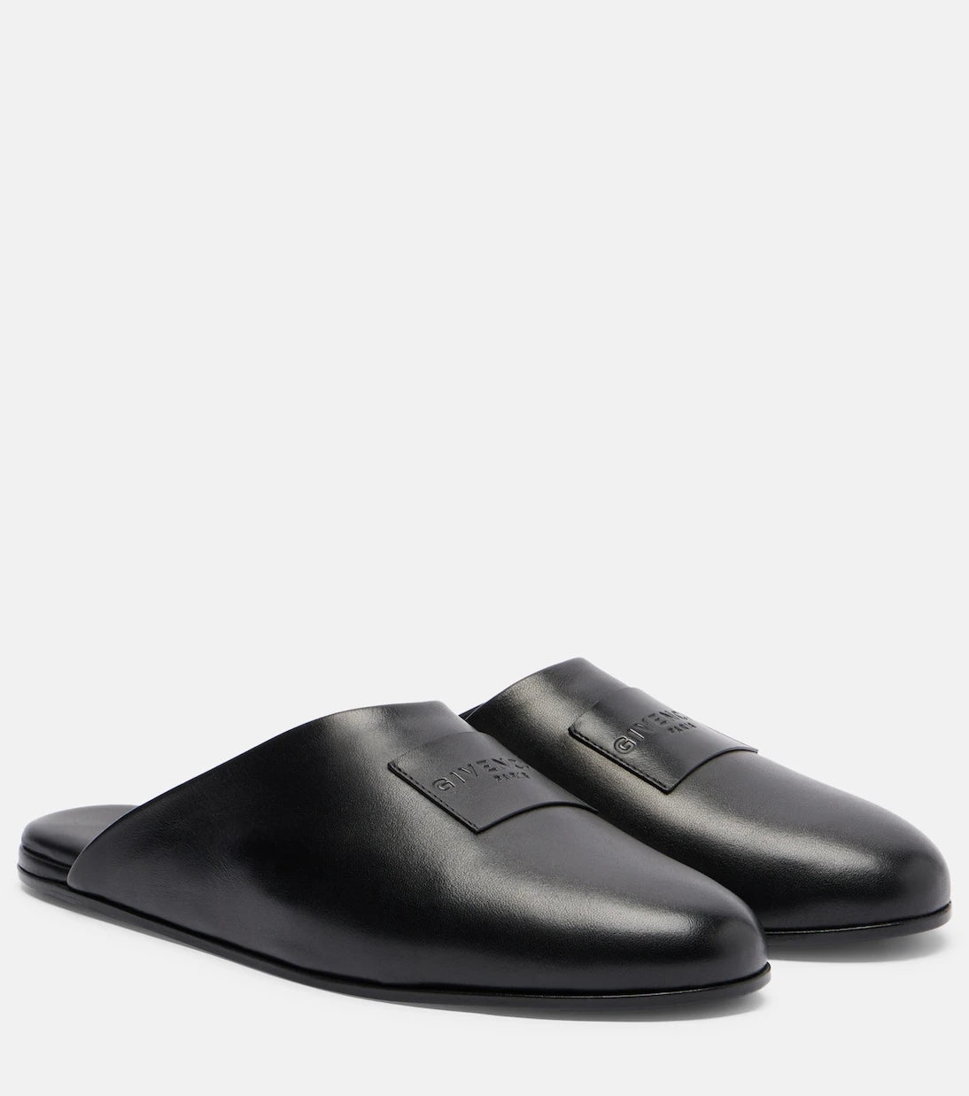 Givenchy - Label leather mules