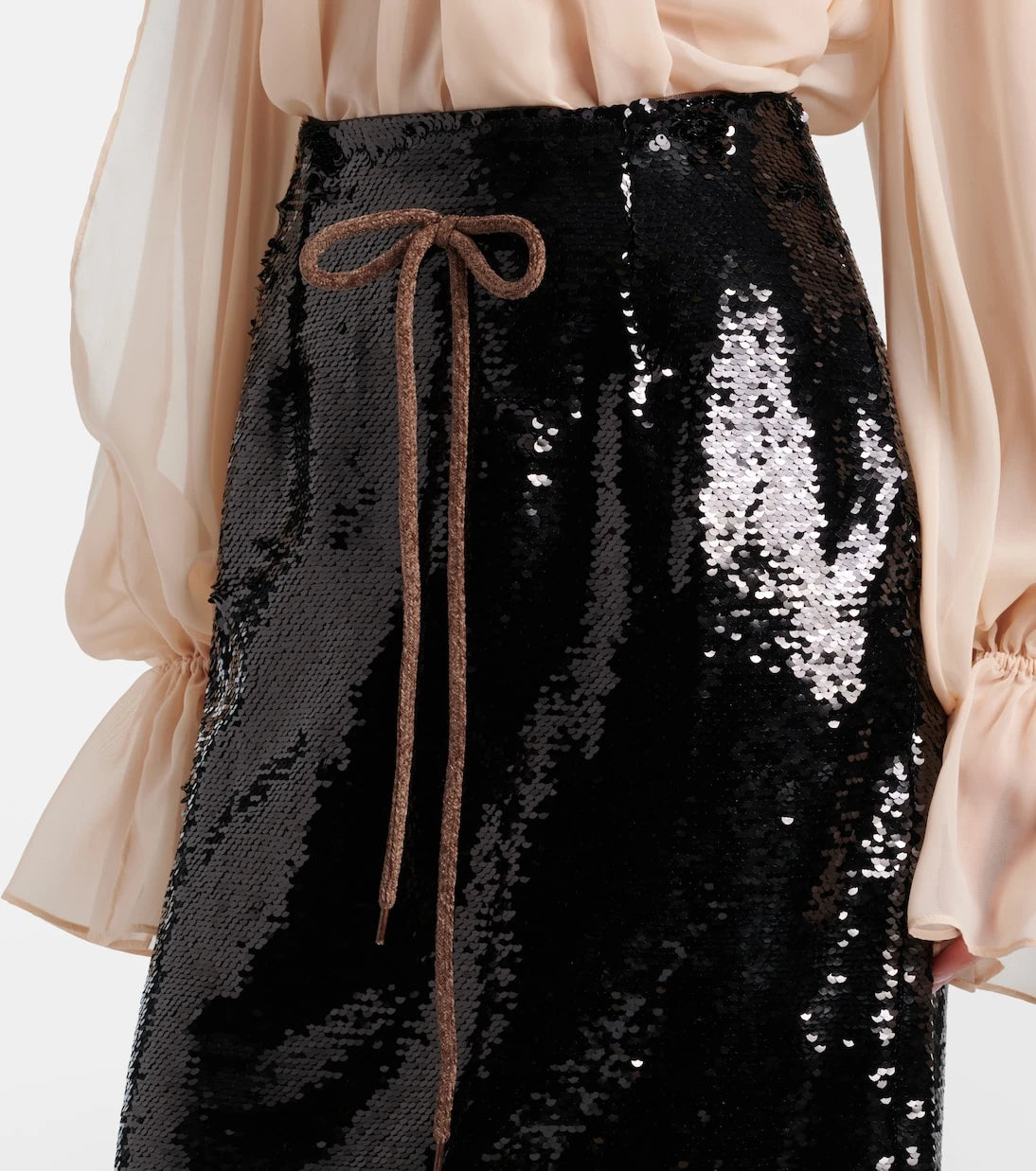 Simone Rocha - Sequined pencil skirt