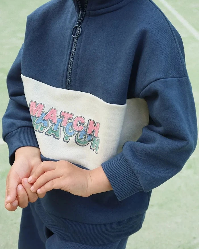 Konges Sløjd LOU HALF ZIP SWEAT OCS Çocuk Sweatshirt
