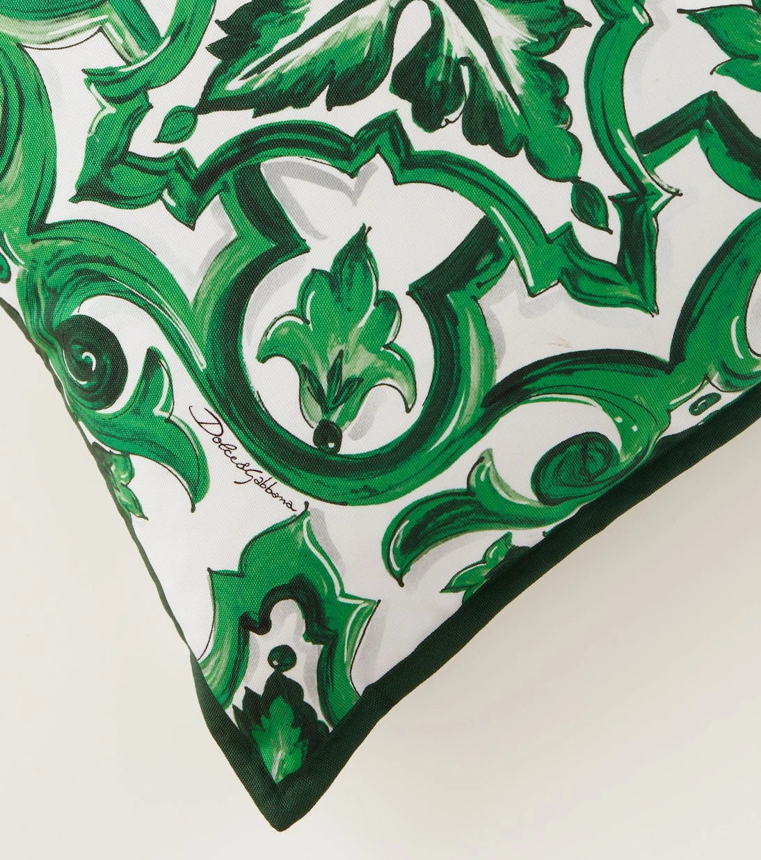 Dolce&Gabbana Casa - Small silk canvas cushion
