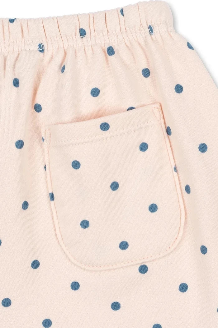 Konges Sløjd SPOTTY SWEAT SHORTS GOTS Çocuk Pamuklu Kısa Şort