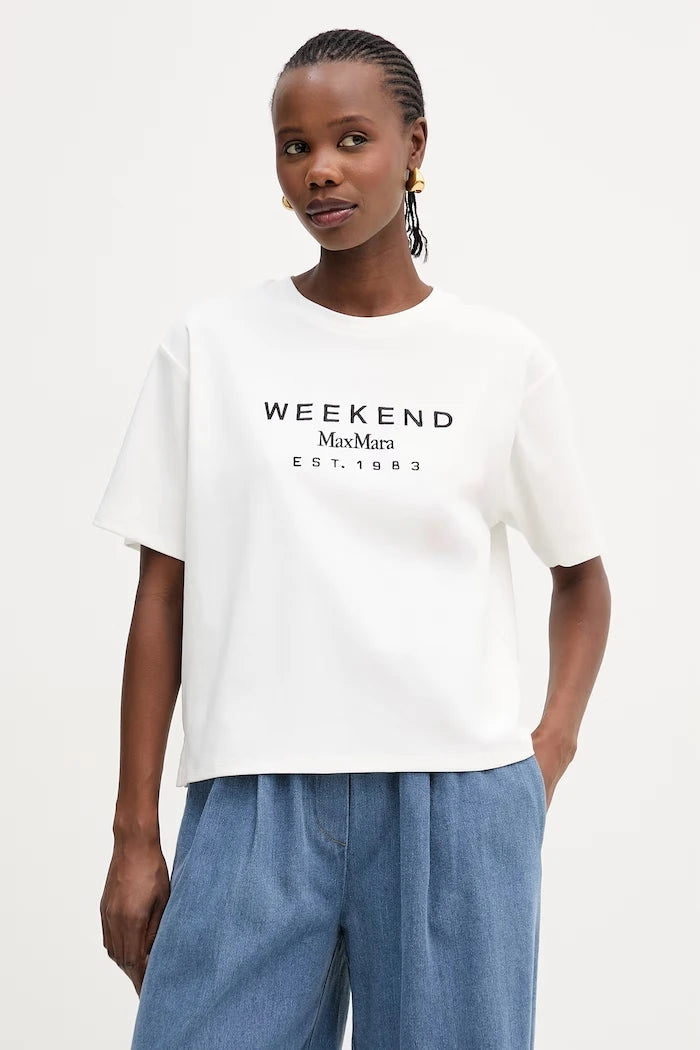 Памучна тениска Weekend Max Mara SABATO