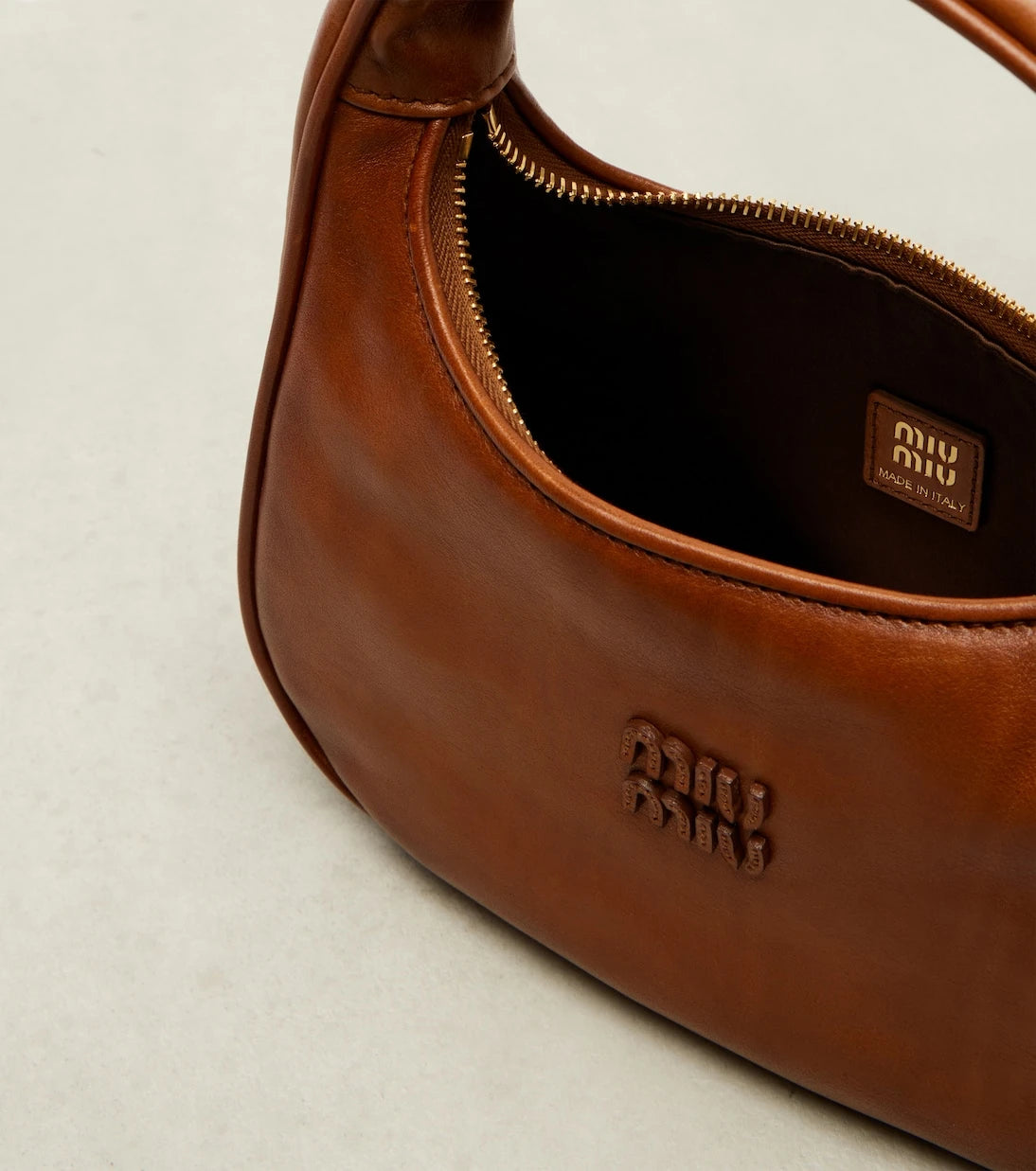 Miu Miu - Wander leather shoulder bag
