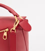 LOEWE Red Small Leather Featherlight Puzzle Top-Handle Bag