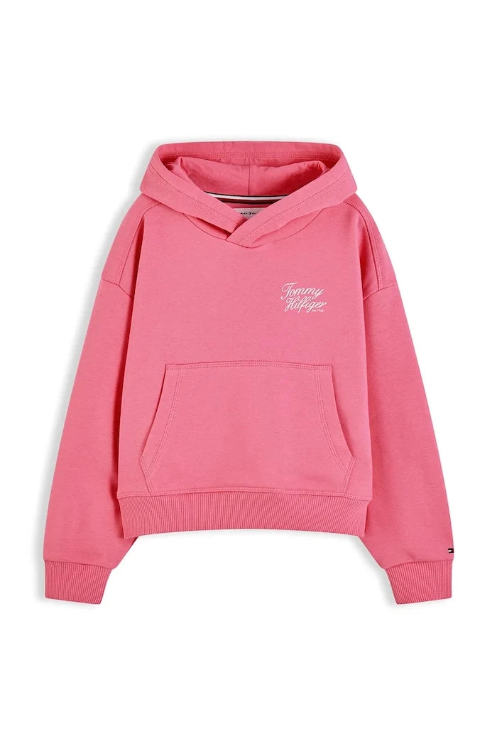 Çocuklar için pamuklu kapüşonlu sweatshirt