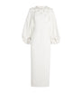 Huishan Zhang Crystal Sondra Maxi Dress WHITE