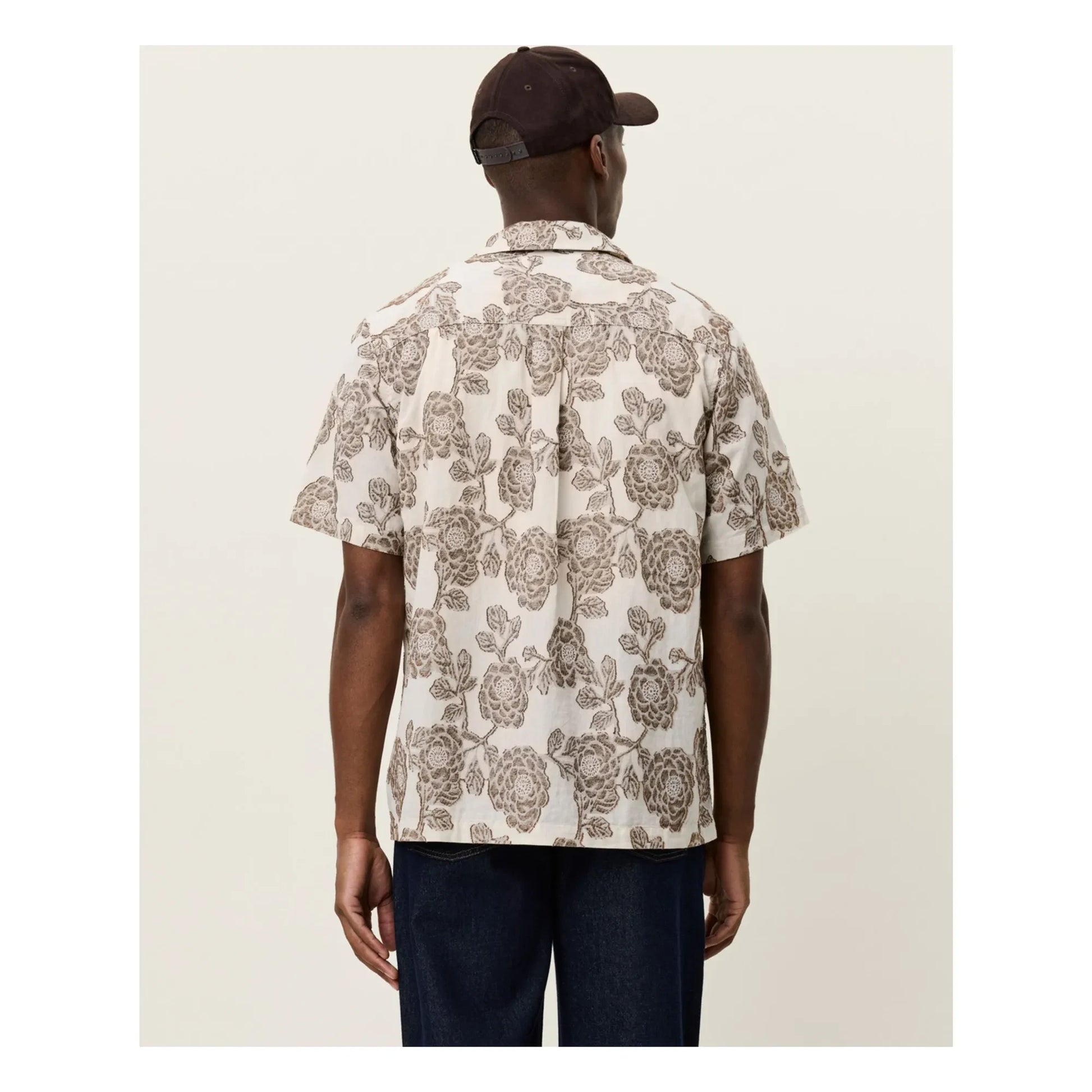 Les Deux - Lesley Jacquard Short Sleeve Shirt | Ivory