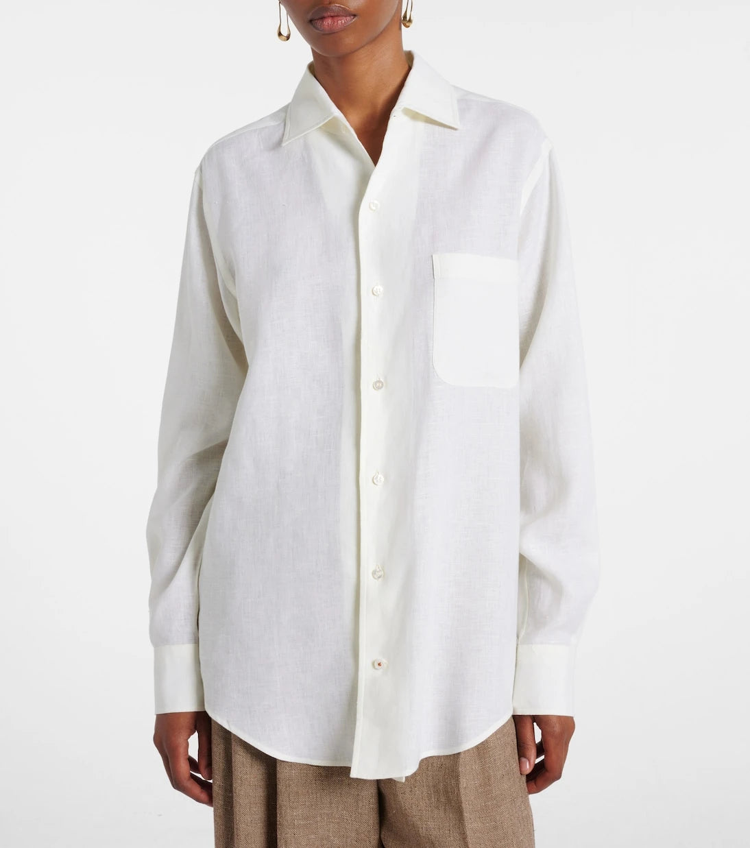 Loro Piana - André linen shirt