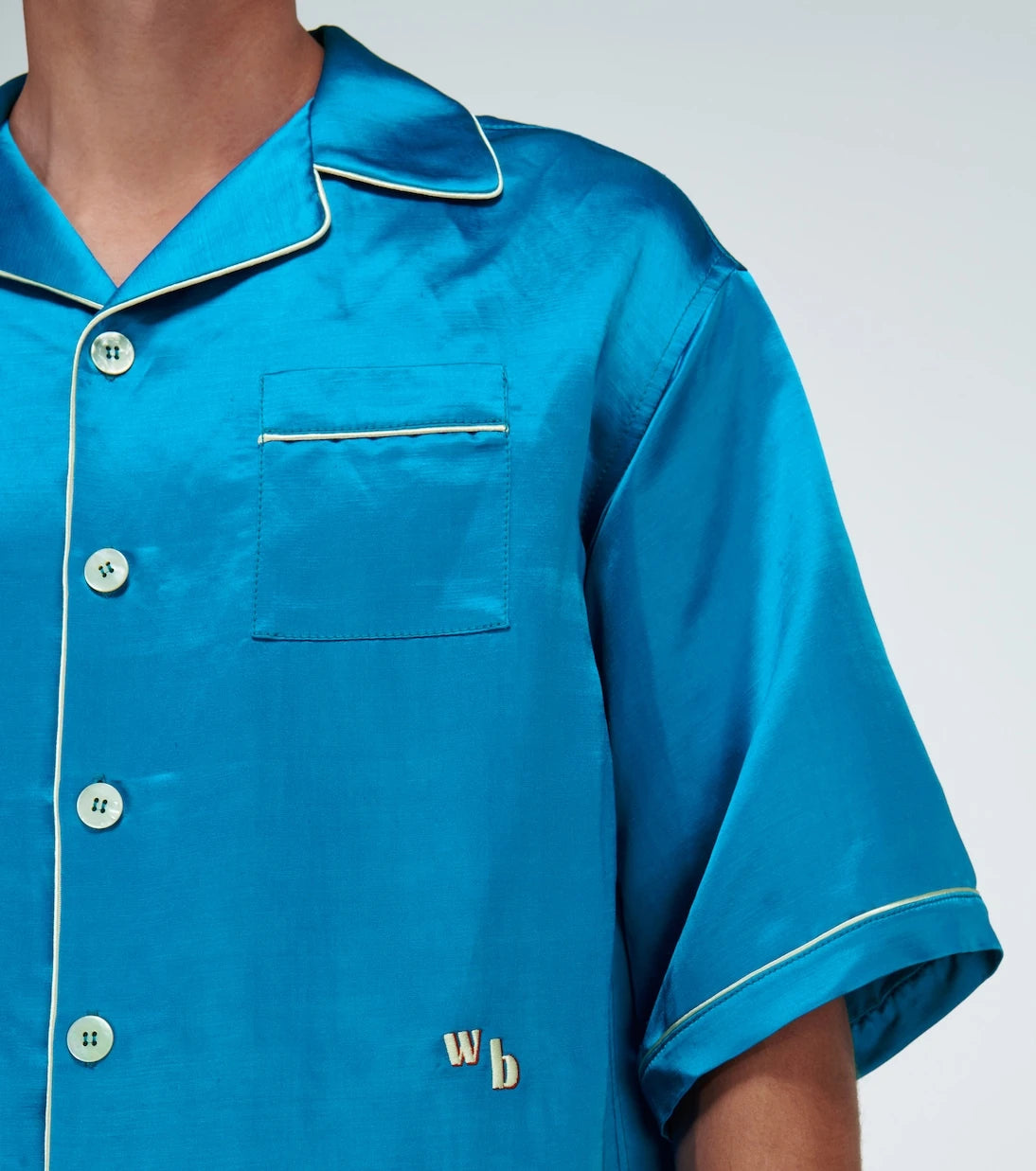 Wales Bonner - Short-sleeved pajama shirt