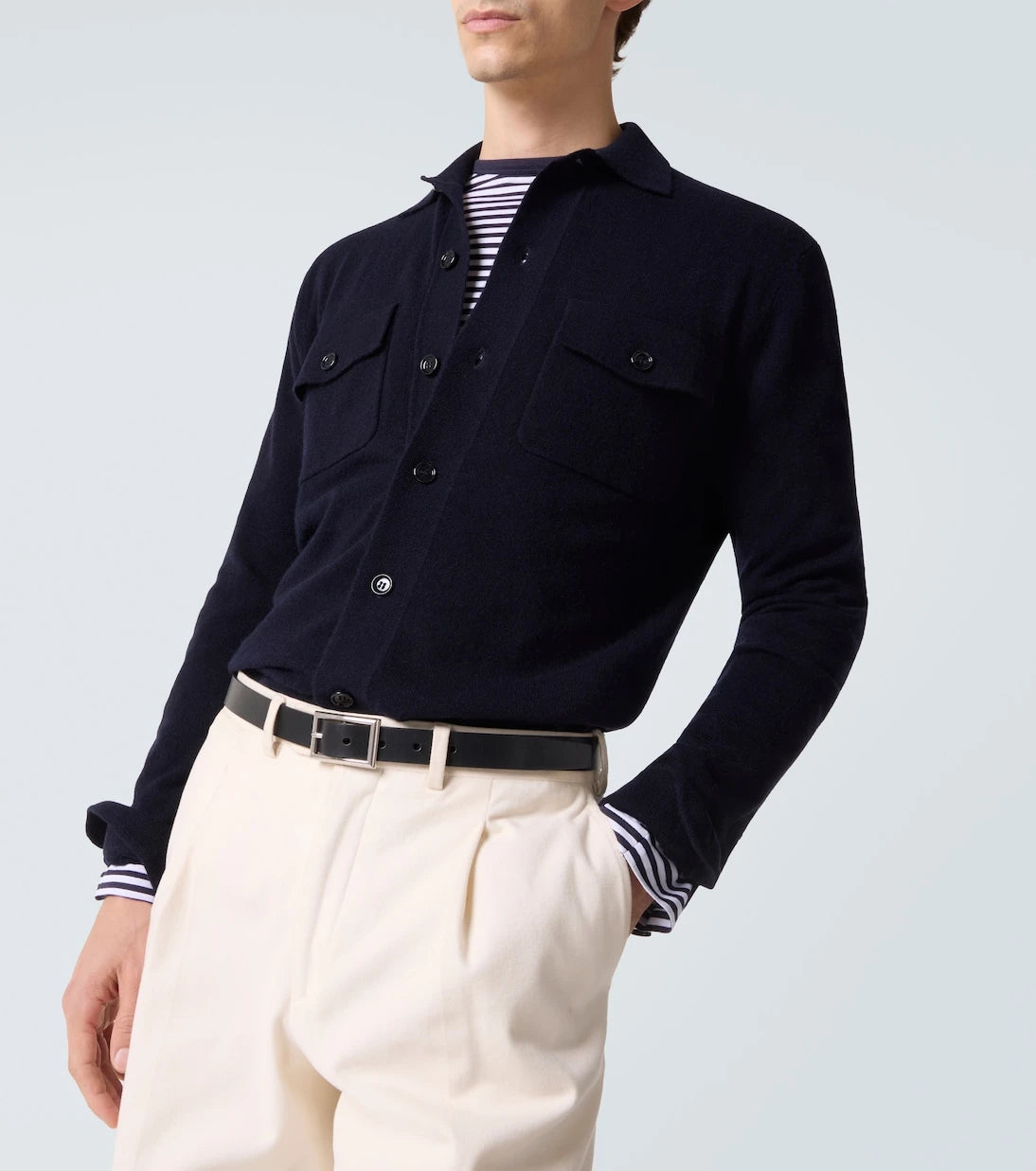 Allude - Wool and cashmere overshirt