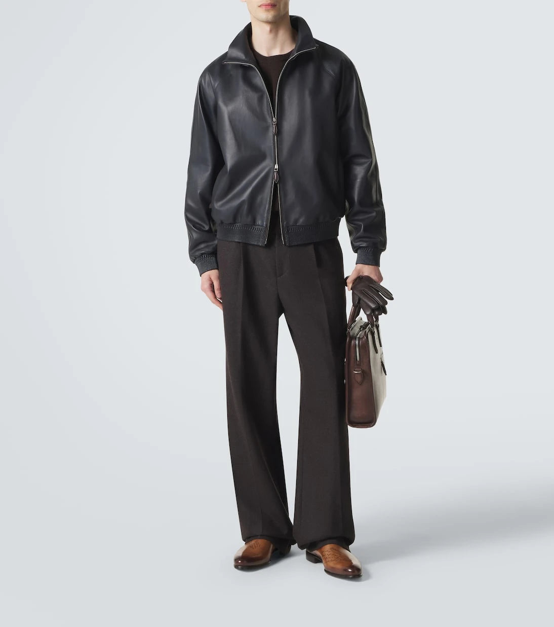 Berluti - Scritto leather loafers