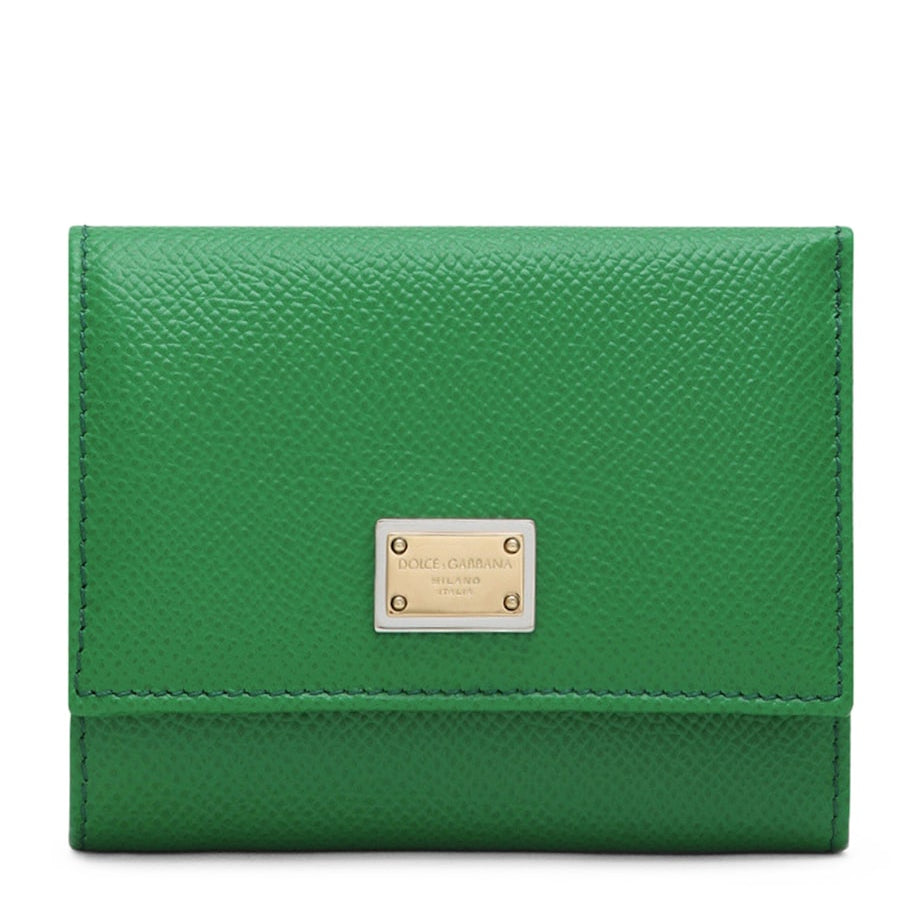 Multi Leather Dauphine Flap Wallet