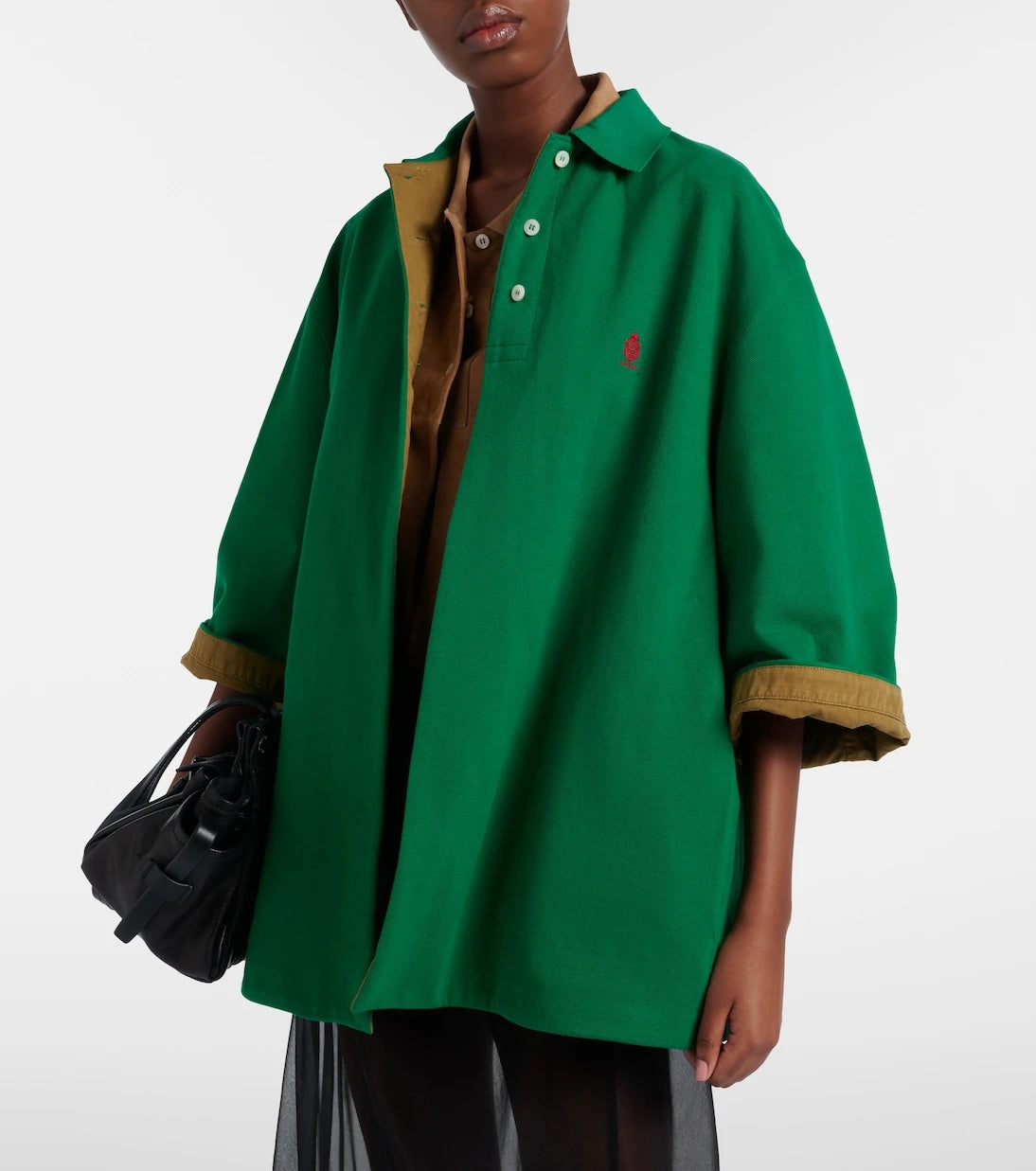 Prada - Cotton piqué coat
