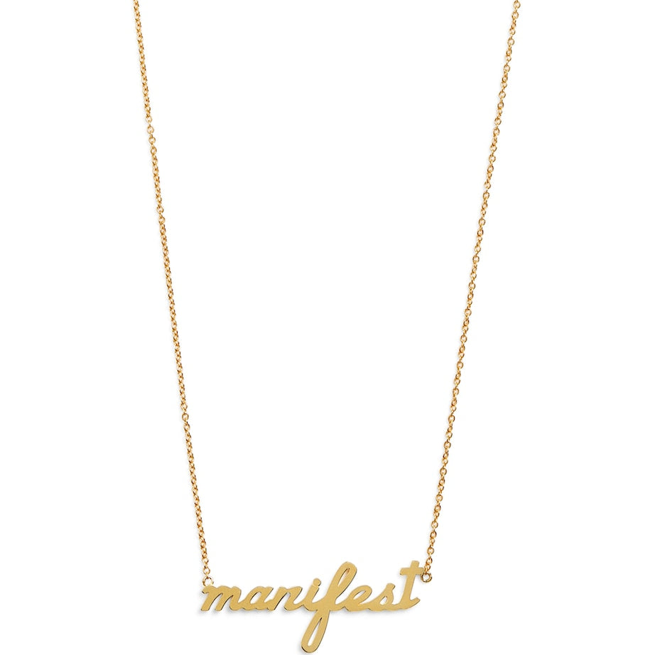 Yellow Gold Manifest Necklace