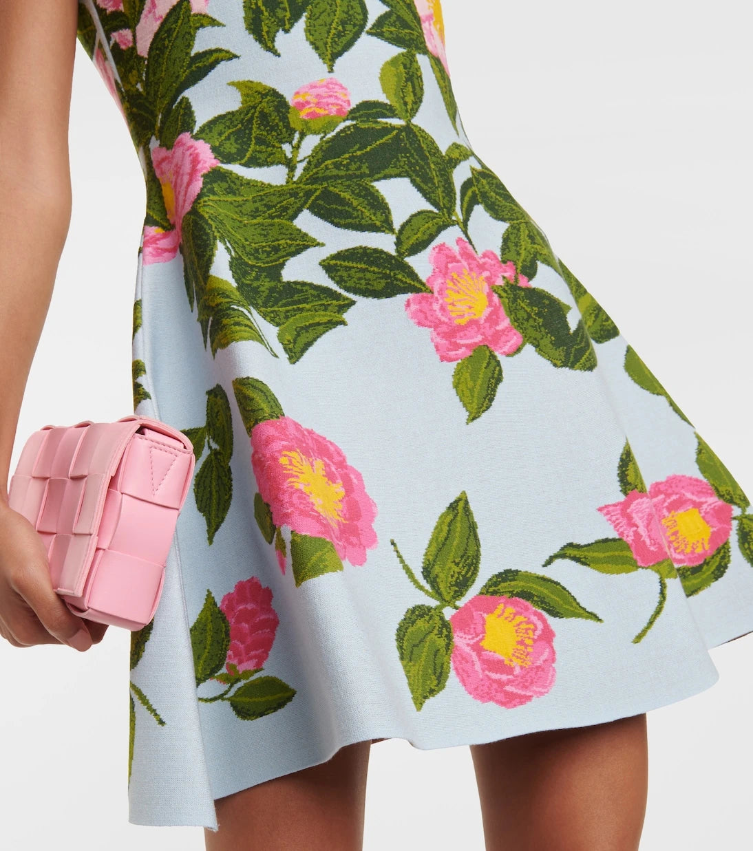 Oscar de la Renta - Printed minidress