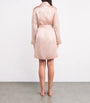 Pink Silk Short Robe