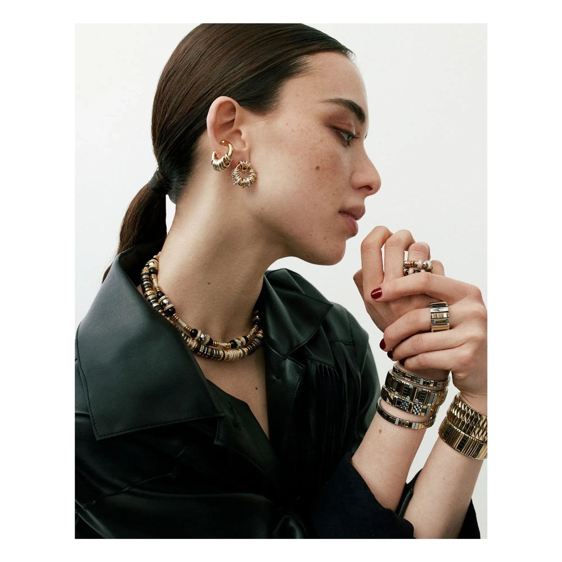 Sigal - Earcuff Eyelets | Gold