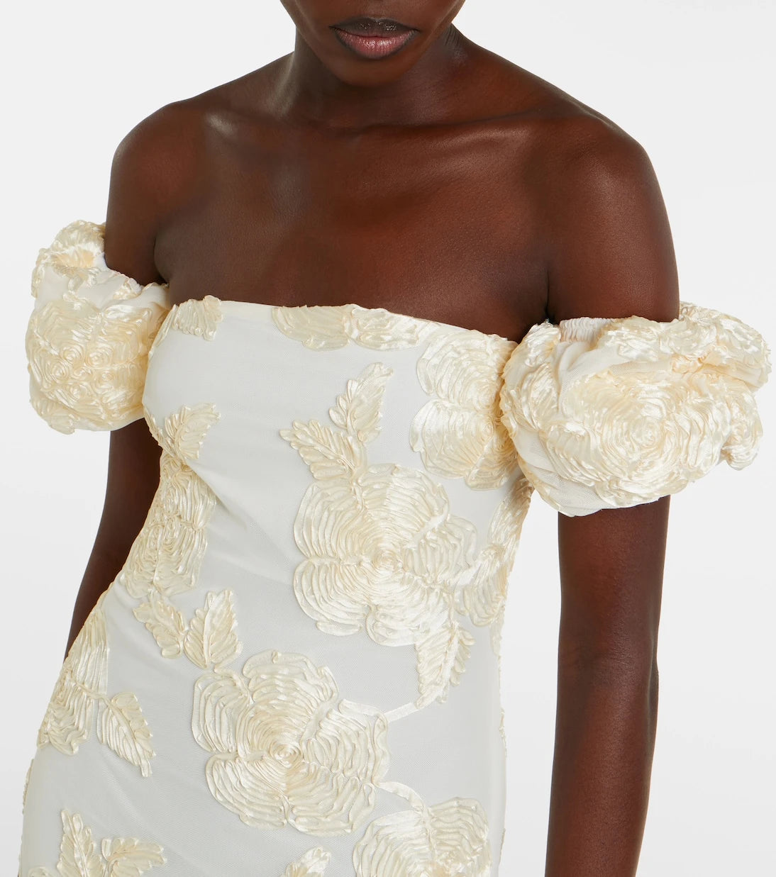 Rotate - Embroidered bustier gown