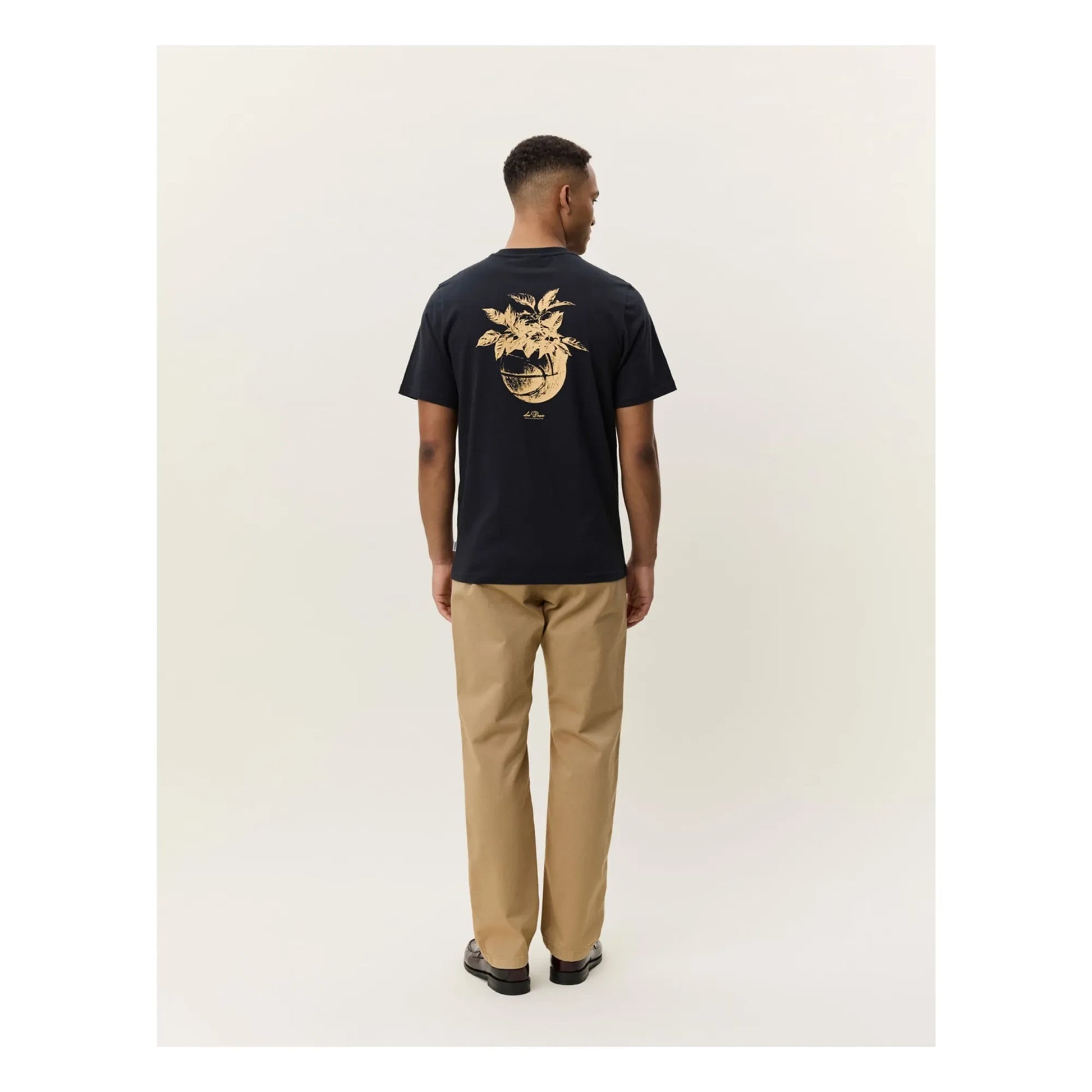 Les Deux - Plant T-shirt | Blue black