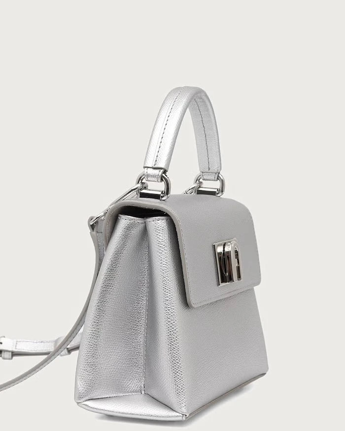 Deri kadın crossbody çanta 1927 Mini Top Handle