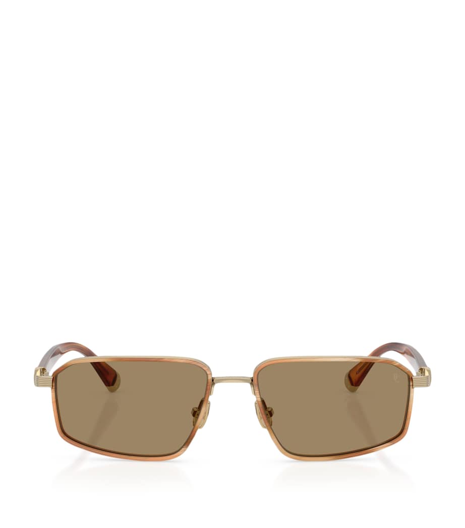 Titanium Rectangle Jarama Sunglasses