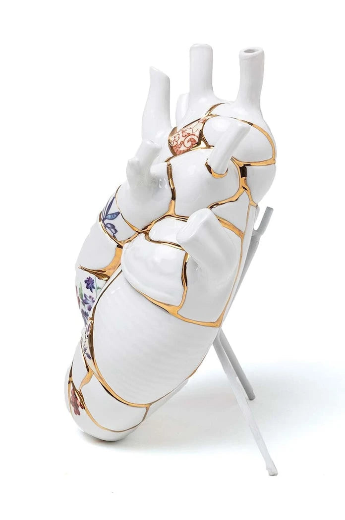 Декоративна ваза Seletti Love in Bloom Kintsugi