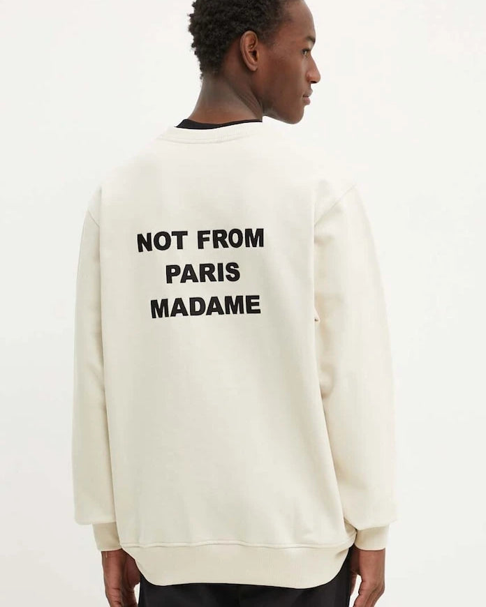 Pamuklu sweatshirt Drôle de Monsieur