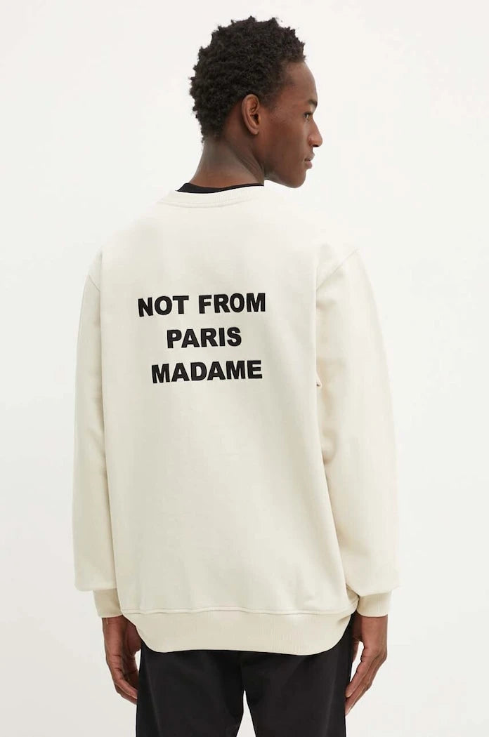 Pamuklu sweatshirt Drôle de Monsieur