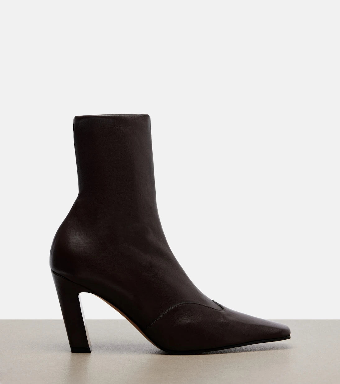 Khaite - Nevada leather ankle boots