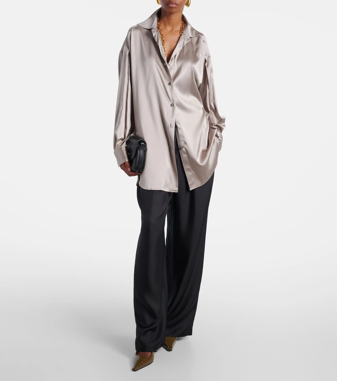 Tom Ford - Silk-blend satin shirt