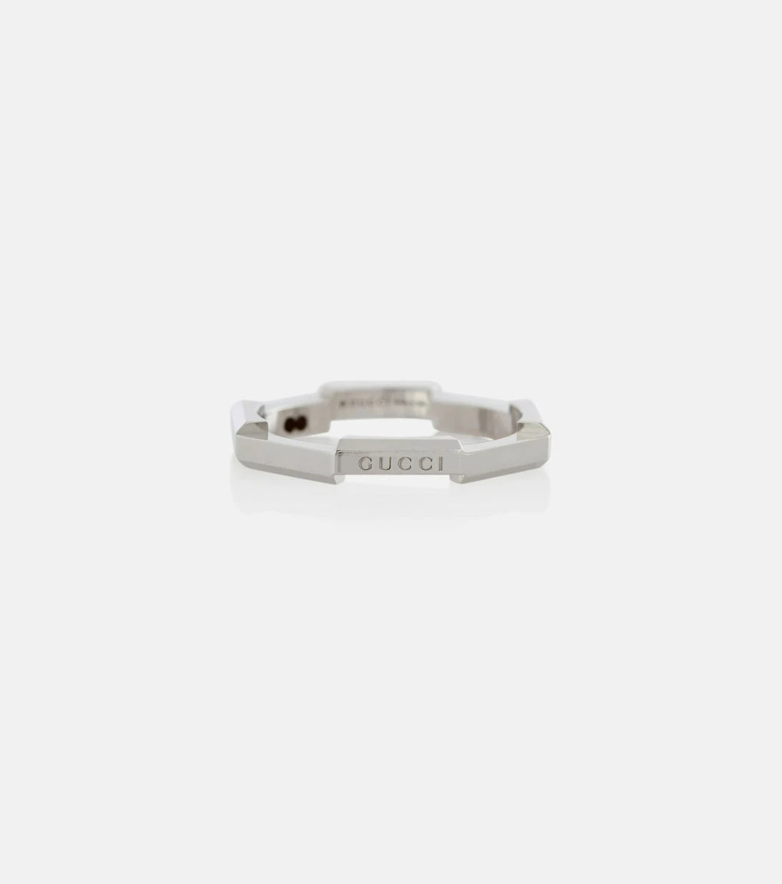 Gucci - Link To Love 18kt white gold ring
