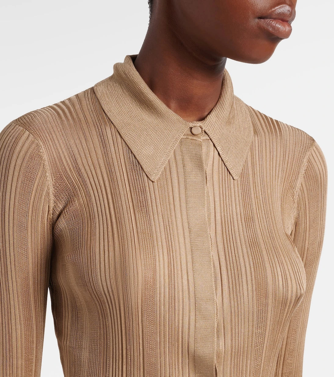 Gabriela Hearst - Tamar knitted silk shirt
