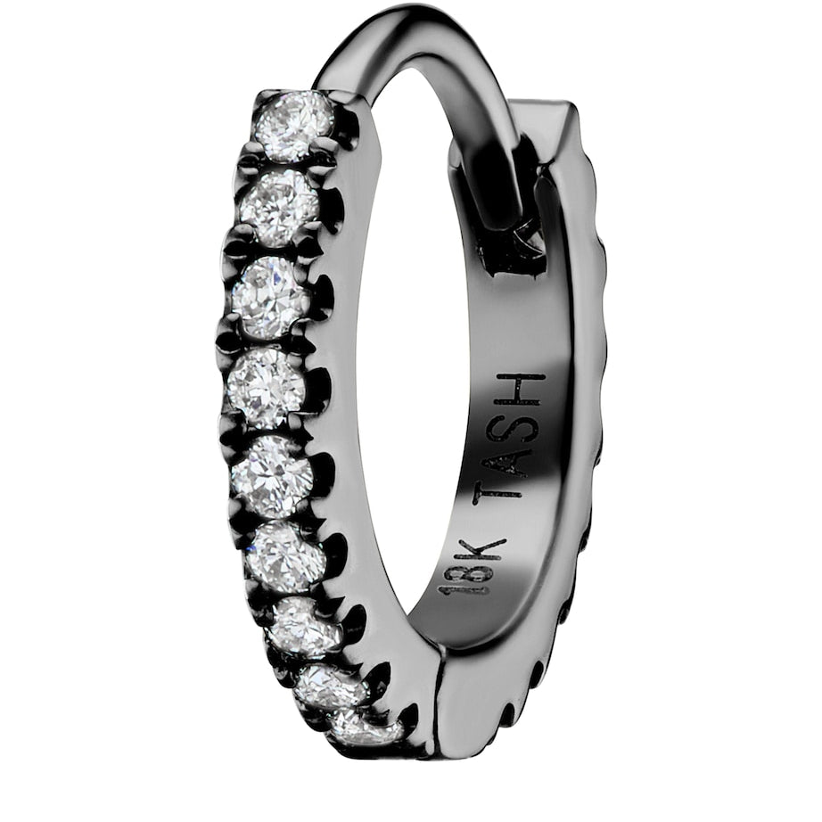 Maria Tash Diamond Eternity Single Hoop Earring (6.5mm)