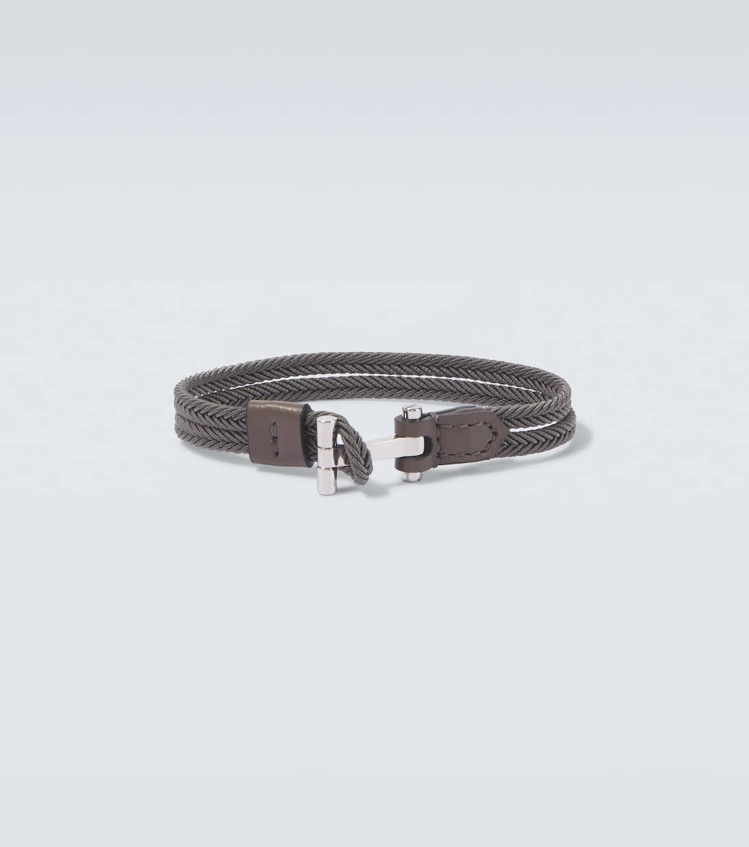 Tom Ford - Braided leather-trimmed bracelet