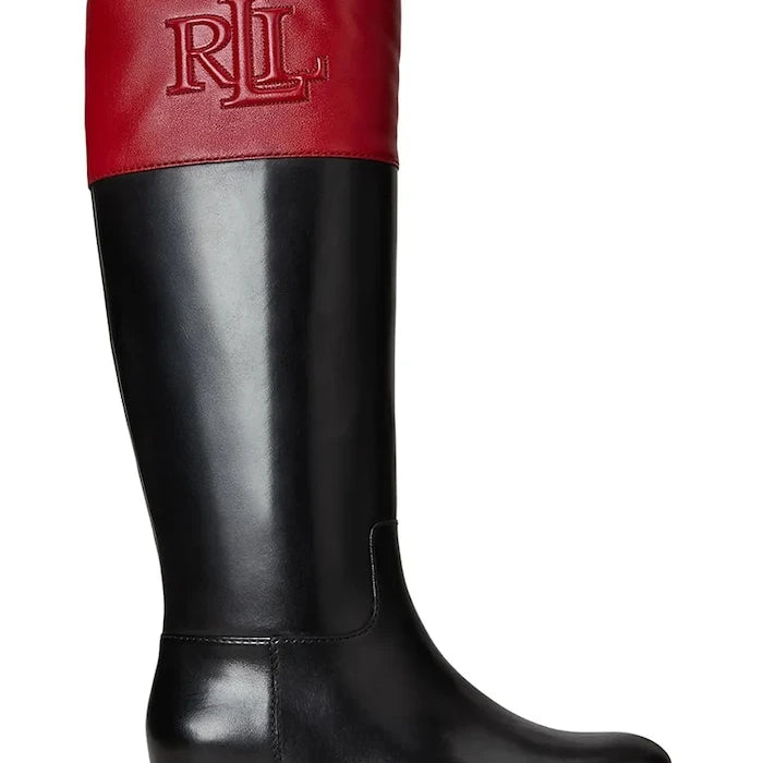 Кожени ботуши Lauren Ralph Lauren Justine II