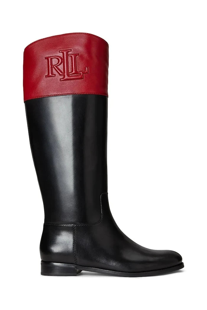 Кожени ботуши Lauren Ralph Lauren Justine II