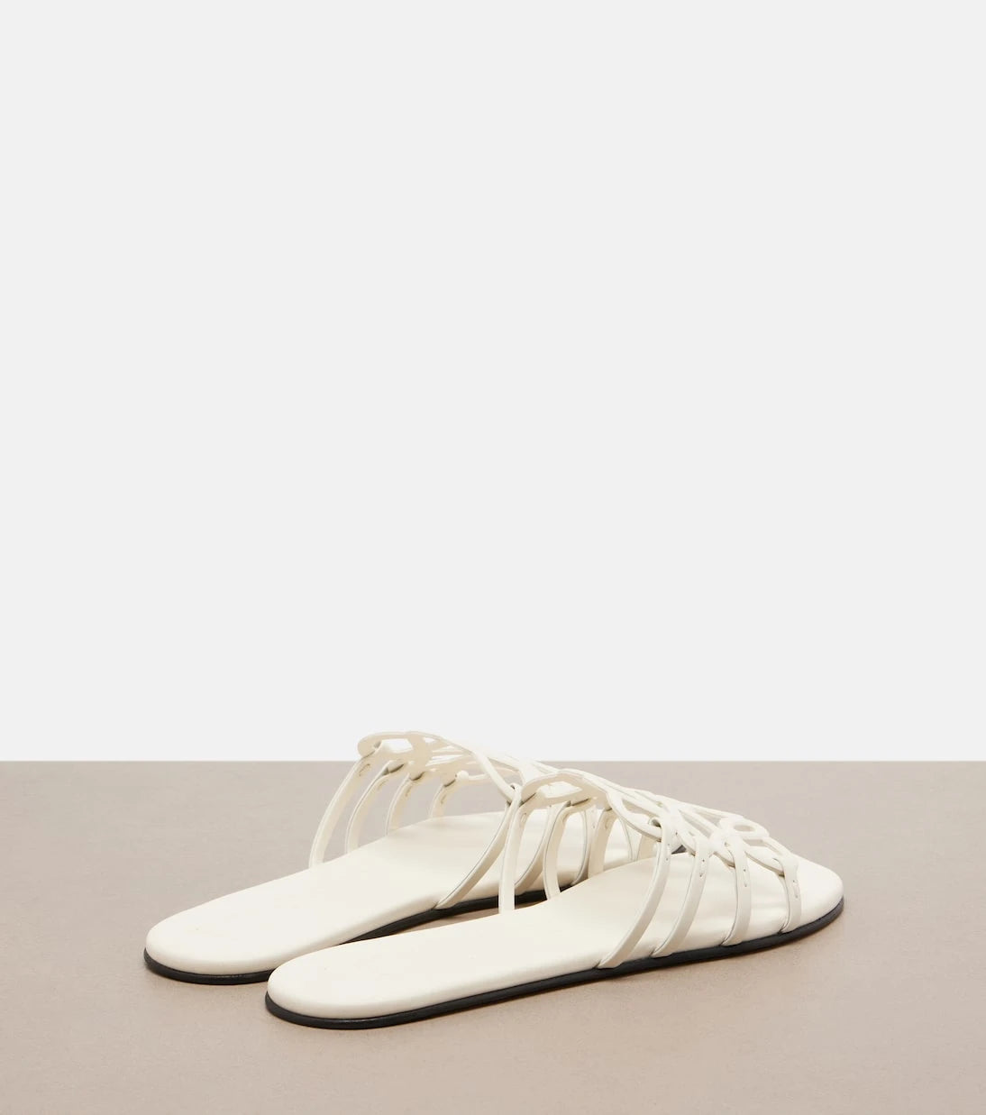 Loewe - Petal Anagram leather slides