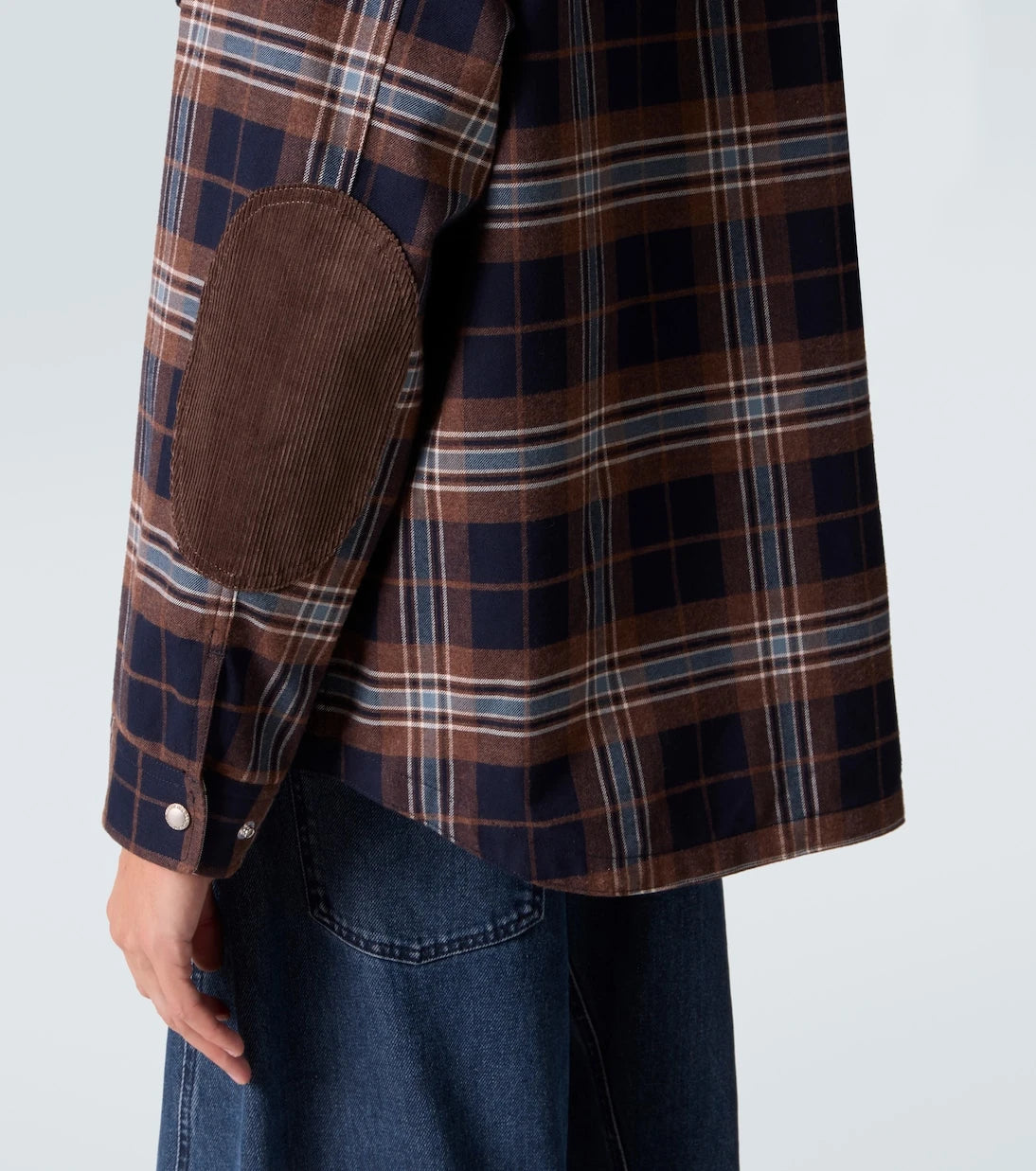 Comme des Garçons Homme - قميص اوفرشيرت قطني كاروهات