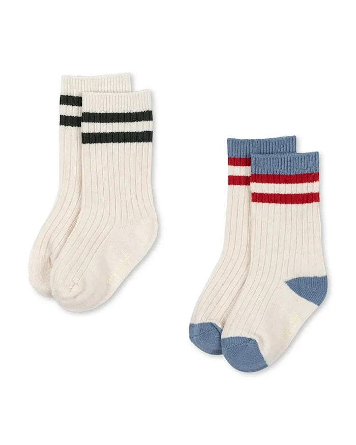 Konges Sløjd Çocuk Çorapları 2 PACK RIB SOCKS 2'li