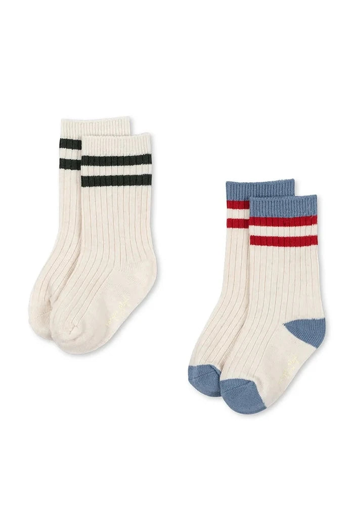 Konges Sløjd чорапи за деца 2 PACK RIB SOCKS 2 броя