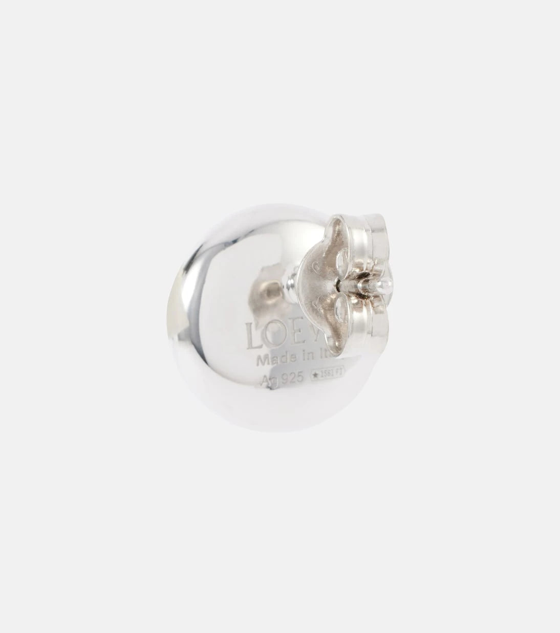 Loewe - Anagram Pebble sterling silver stud earrings