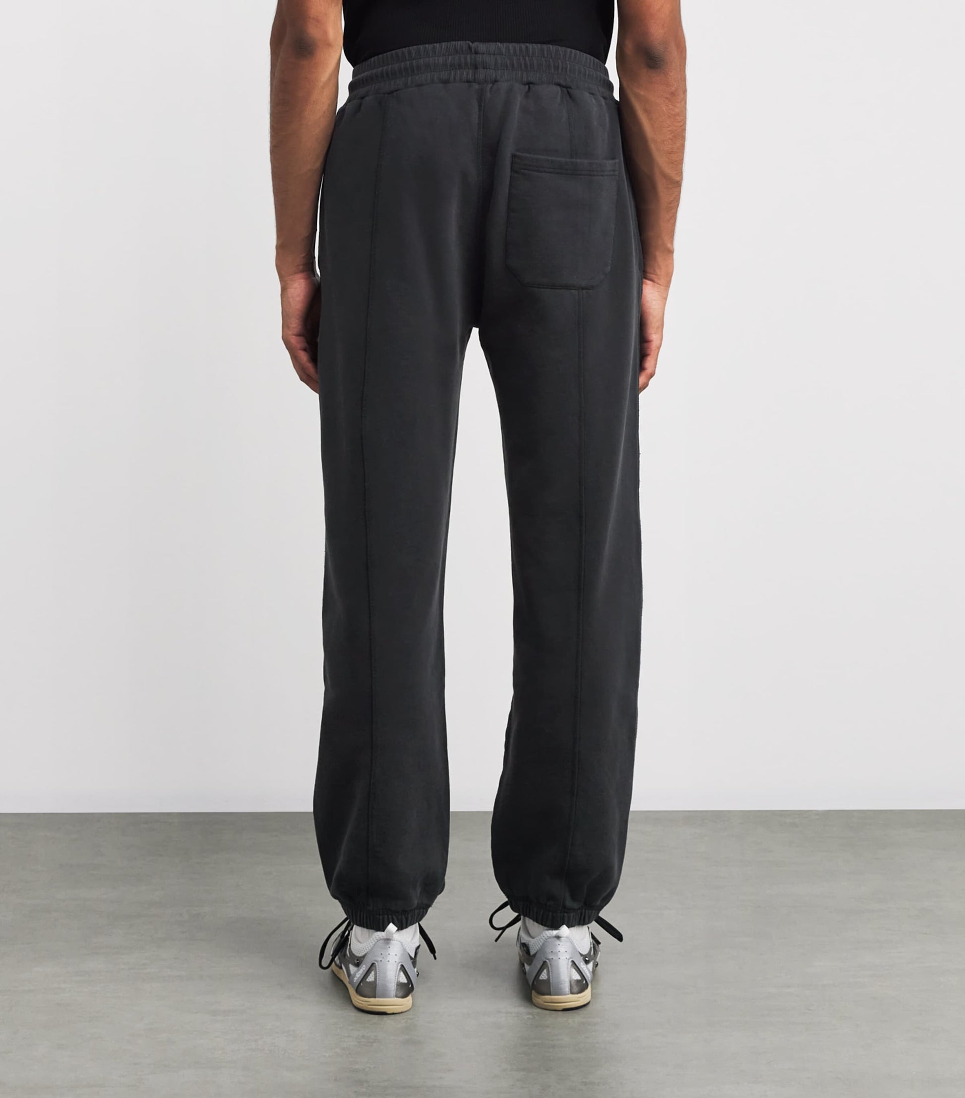 COLE BUXTON Black Cotton Mini Logo Zip-Up Hoodie