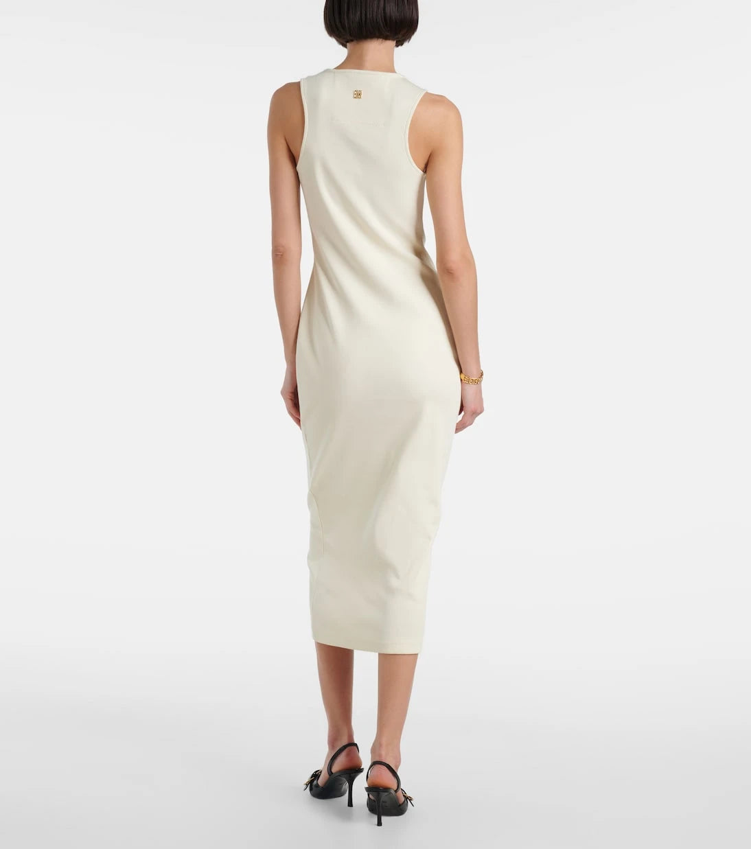 Givenchy - Ribbed-knit cotton midi dress