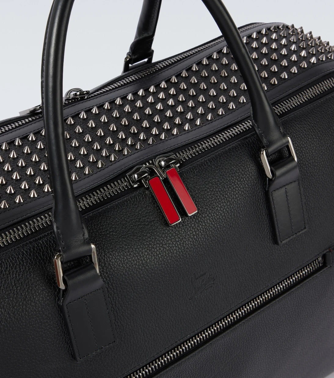 Christian Louboutin - Funky studded leather duffel bag