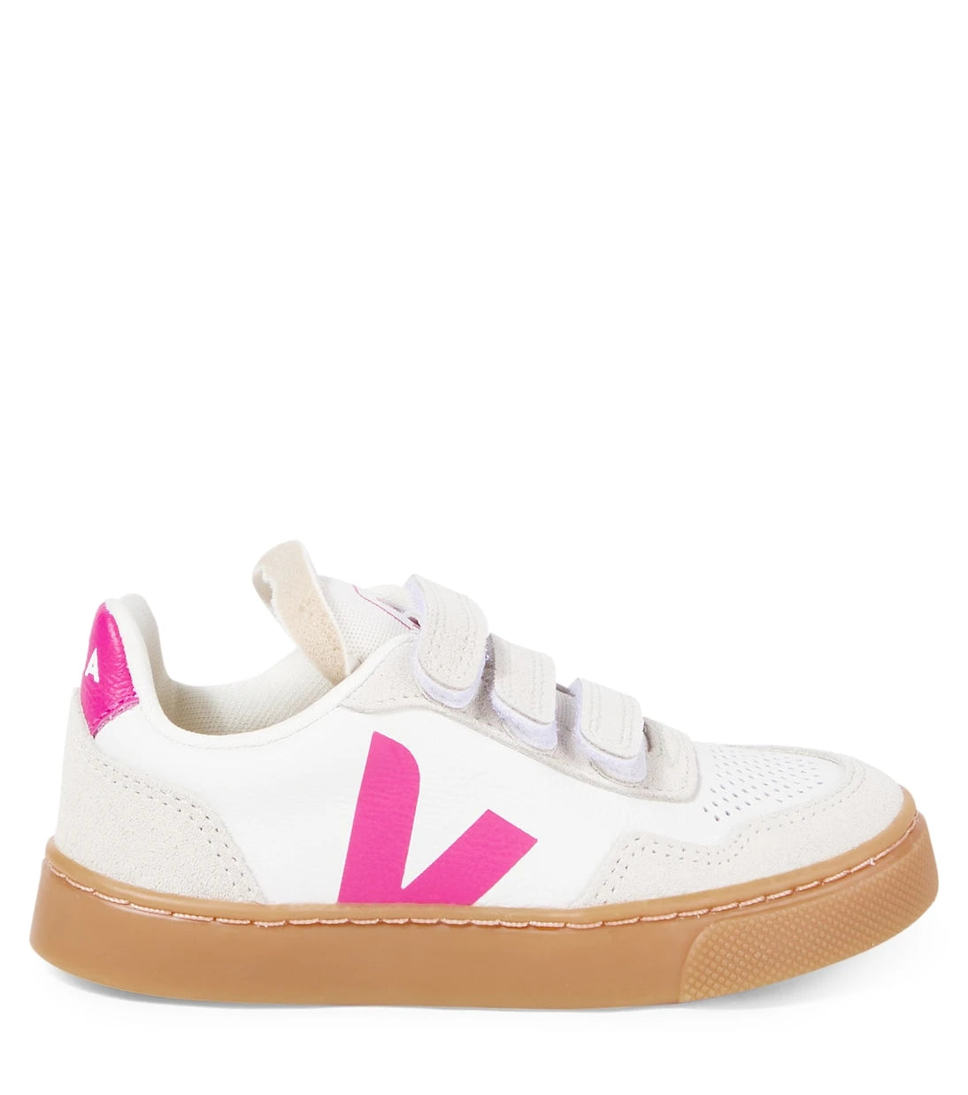 Veja Kids - V-90 leather sneakers