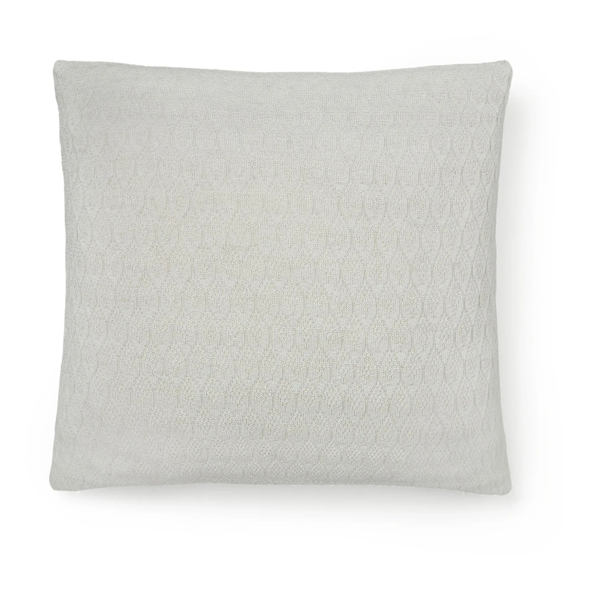Aiayu - Raul cushion in llama wool | Pearl grey