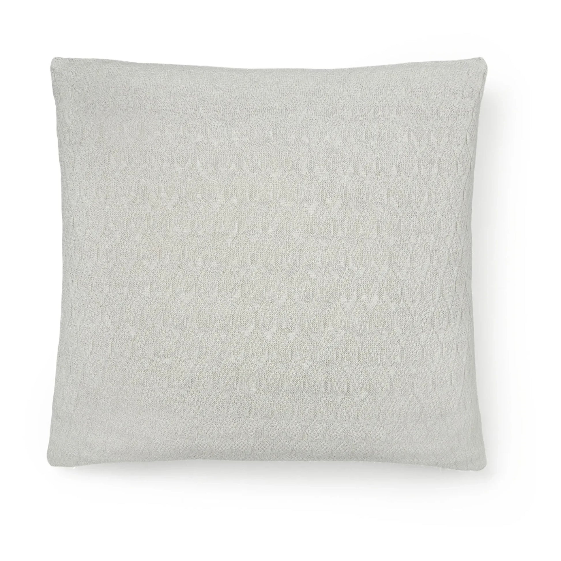 Aiayu - Raul cushion in llama wool | Pearl grey
