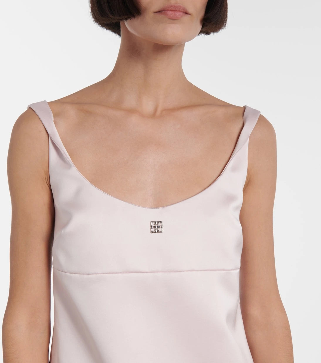 Givenchy - 4G ruffle satin minidress